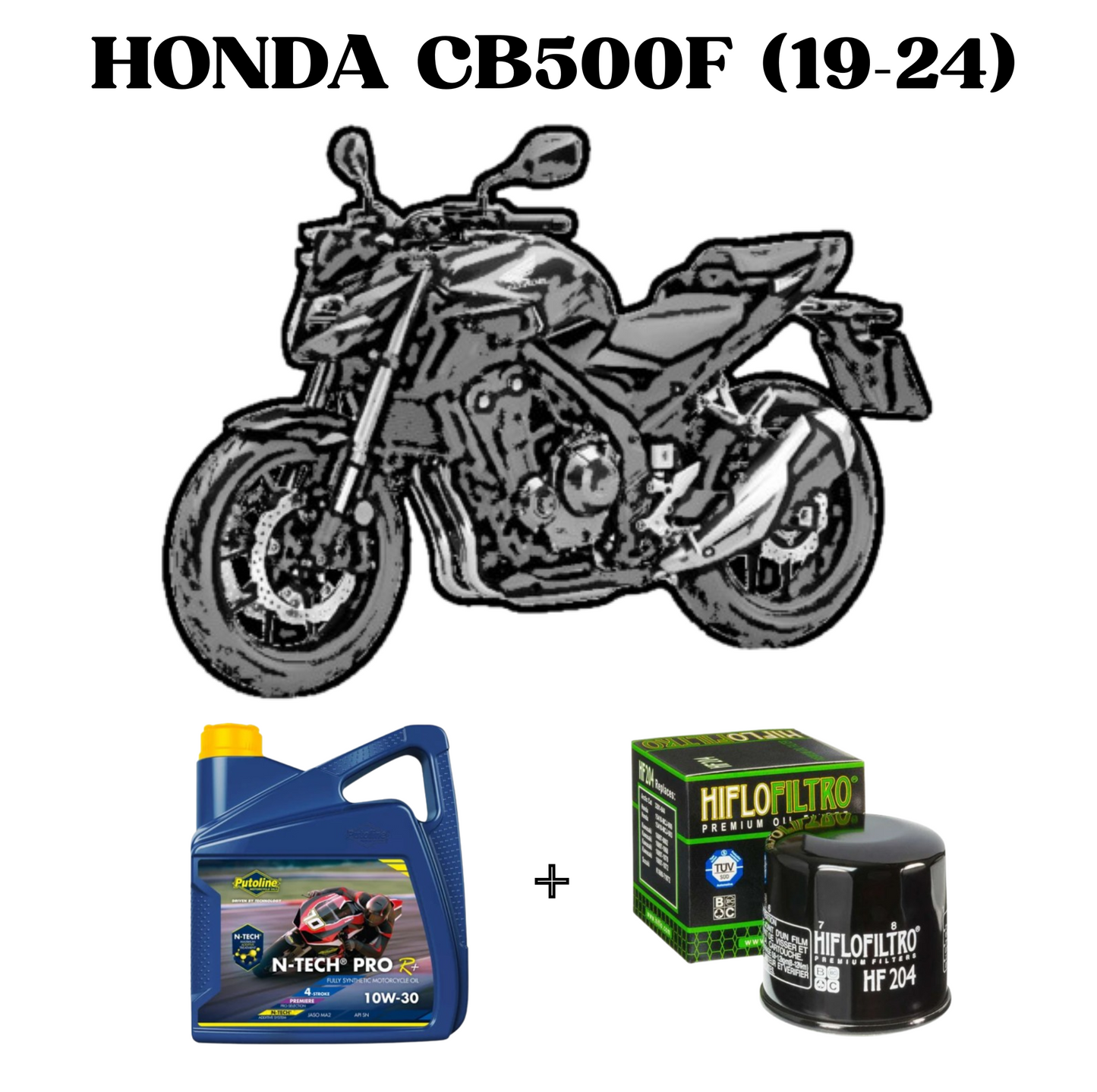 Pack revisión HONDA CB500F Aceite + Filtros