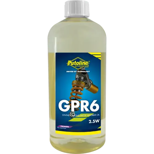 Aceite horquilla 2.5W Putoline GPR 6 1L, lubricante de alto rendimiento para suspensión de motos
