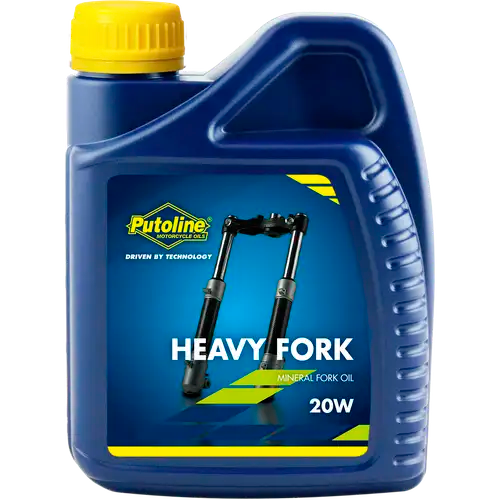 Aceite horquilla 20W Putoline Heavy Fork 500ml, lubricante para suspensiones de motos de alto rendimiento