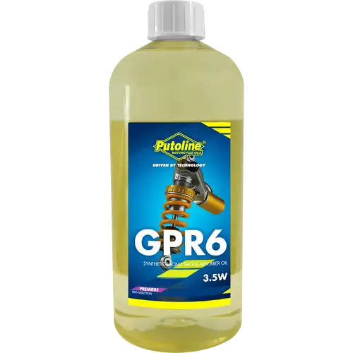Aceite horquilla 3.5W Putoline GPR 6 1L, lubricante de alto rendimiento para suspensión de motos