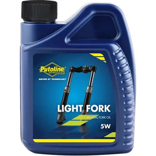 Aceite horquilla 5W Putoline Light Fork 500ml, lubricante para suspensiones de motos