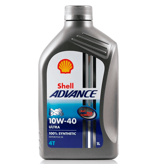 SHELL Advance Ultra 4T 10W-40 1L para motores de cuatro tiempos