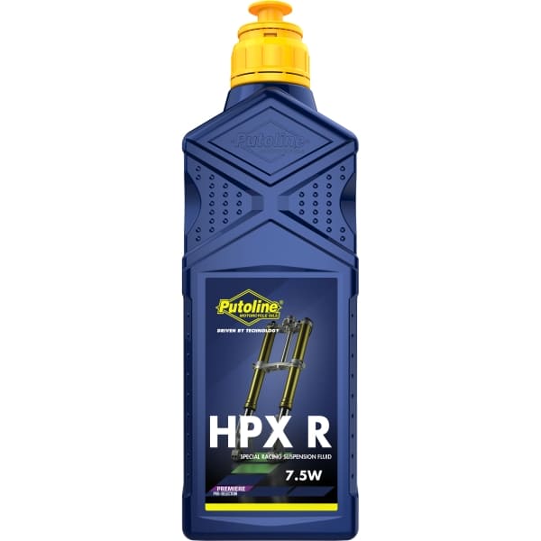 Aceite de suspensión 7.5W Putoline HPX R 1L, lubricante sintético para horquillas y amortiguadores