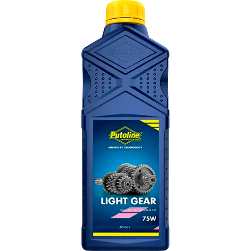 Aceite transmisión 75W Putoline Light Gear 1L, lubricante para cajas de cambio y engranajes de motos