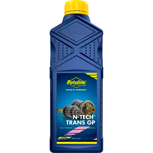 Aceite transmisión Putoline N-TECH® Trans GP 1L, lubricante sintético para cajas de cambio y embragues de motos