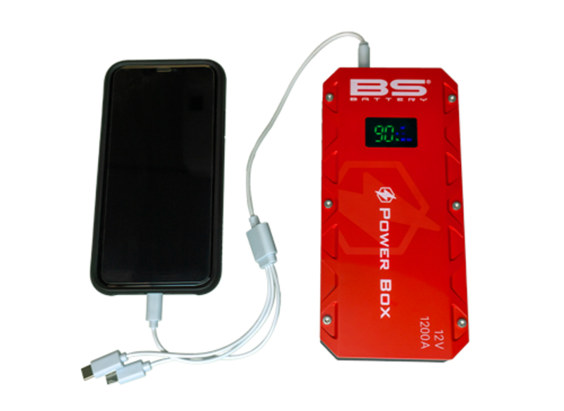 Arrancador / cargador de batería BS BATTERY Power Box PB-02 - carga movil