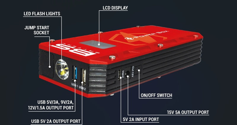 Arrancador / cargador de batería BS BATTERY Power Box PB-02