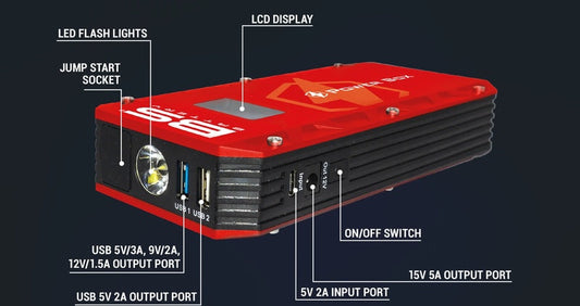 Arrancador / cargador de batería BS BATTERY Power Box PB-02