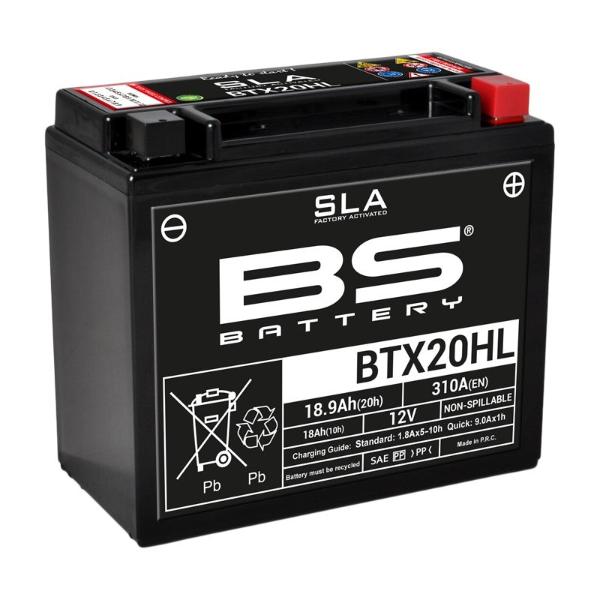 Bateria precargada SLA BTX20HL lista para usar, alta potencia
