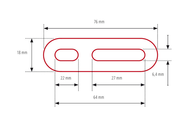 Adaptador de retrovisor de carenado HIGHSIDER (largo) - MOTO ATELIER