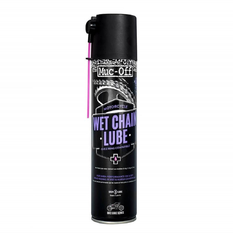 Spray Grasa de cadena 400ml MUC-OFF (Wet Chain Lube) - MOTO ATELIER
