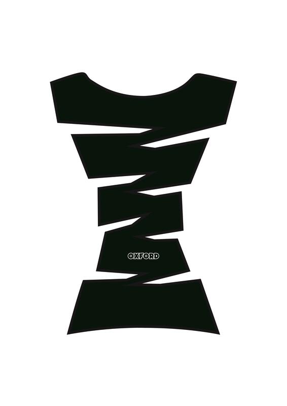 Protector de deposito OXFORD Jagged Vinyl noir - MOTO ATELIER