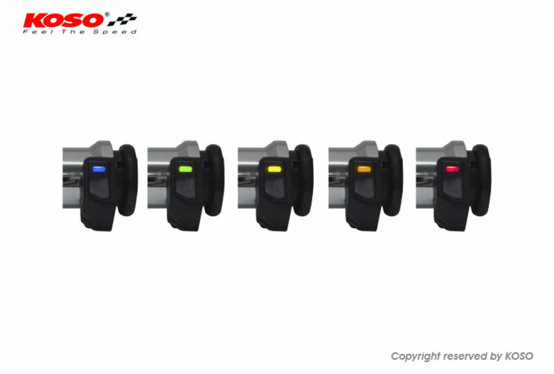 Puños calefactables KOSO Titan-X, con interruptor de pulgar integrado (Harley Davidson) - MOTO ATELIER