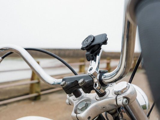 Soporte de smartphone para manillar QUAD LOCK Pro Chrome - MOTO ATELIER