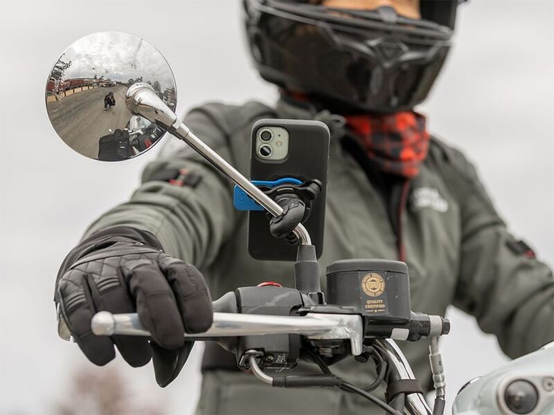 Soporte para smartphone QUAD LOCK para espejo retrovisor - MOTO ATELIER