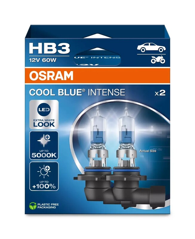 Bombilla OSRAM Cool Blue Intense HB3 12V/60W - X2 - MOTO ATELIER