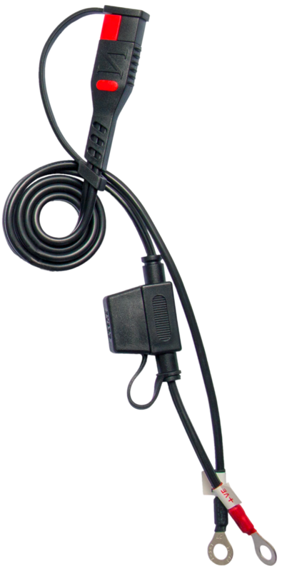 Cable cargador de bateria inteligente BS BATTERY BS10 - 6/12V 1A para moto