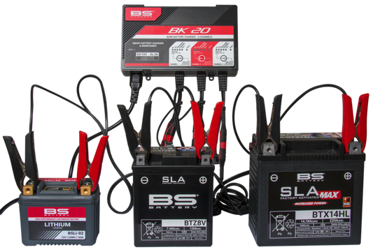 Cargador de bateria inteligente BS Battery BK20 6V/12V 3x2A múltiple