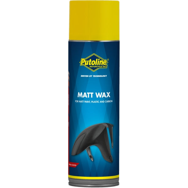 Cera de protección mate Putoline Matt Wax 500ml, acabado profesional para superficies mate en motos y vehículos