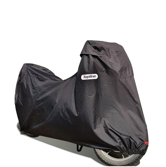 FUNDA PROTECTORA MOTO TOPLINE NEGRA para lluvia