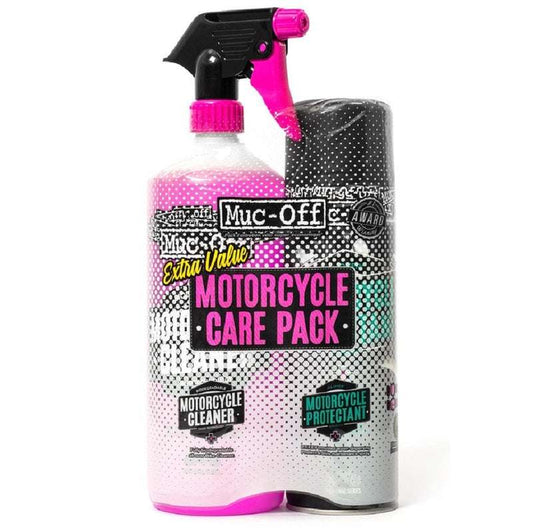 Kit de cuidado moto MUC-OFF Motorcycle Protectant + Cleaner  limpiador y protector