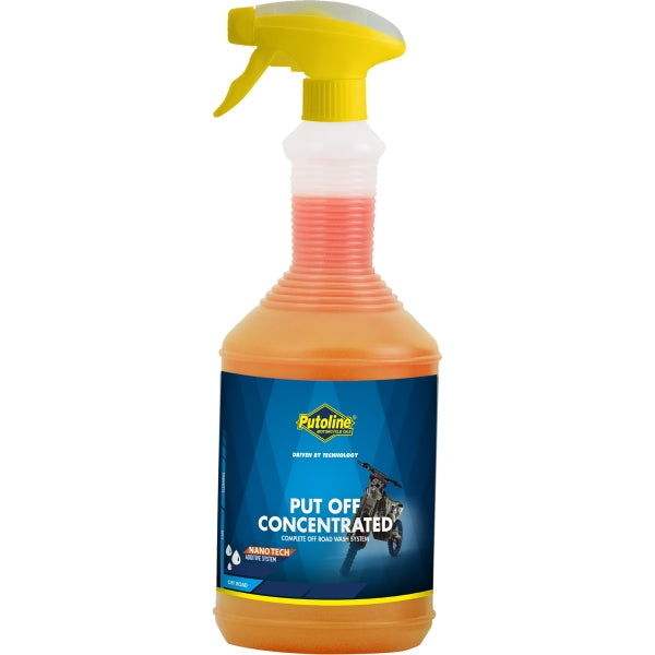 Limpiador concentrado Putoline Put Off 1L, elimina suciedad y grasa de la moto con fórmula biodegradable