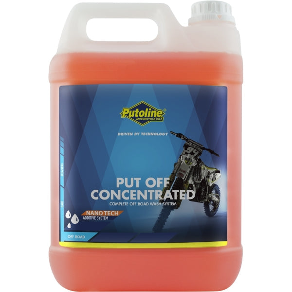 Limpiador concentrado Putoline Put Off 5L, elimina suciedad y grasa de la moto