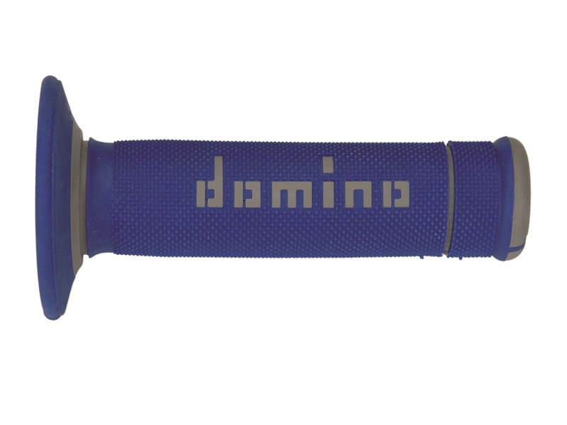 PUÑOS DOMINO OFF ROAD X-TREME D 22 MM L 118 MM PARA MOTOCICLETA COLOR AZUL Y GRIS