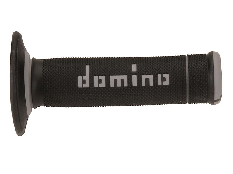 PUÑOS DOMINO OFF ROAD X-TREME D 22 MM L 118 MM PARA MOTOCICLETA COLOR NEGRO Y GRIS