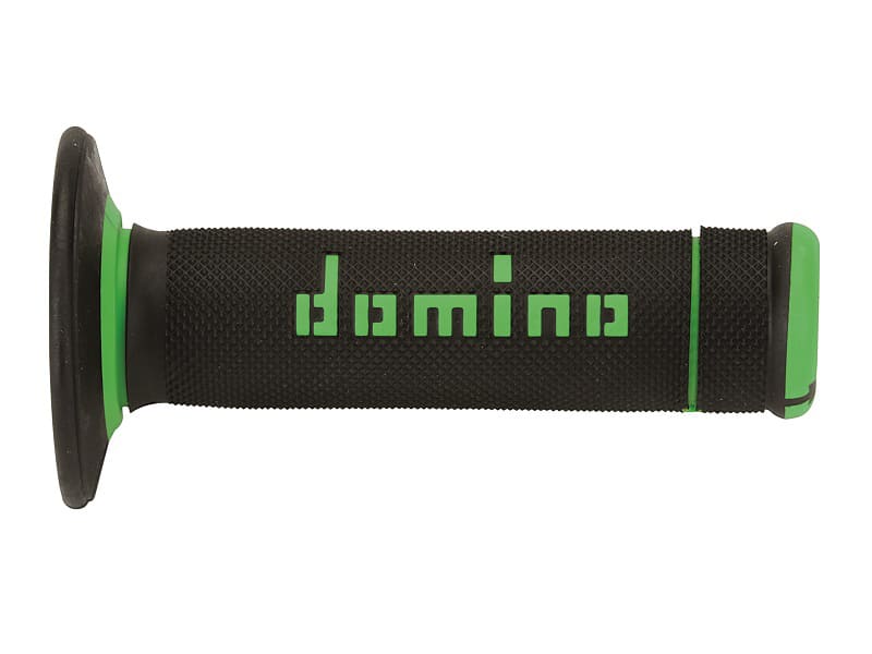 PUÑOS DOMINO OFF ROAD X-TREME D 22 MM L 118 MM PARA MOTOCICLETA COLOR NEGRO Y VERDE