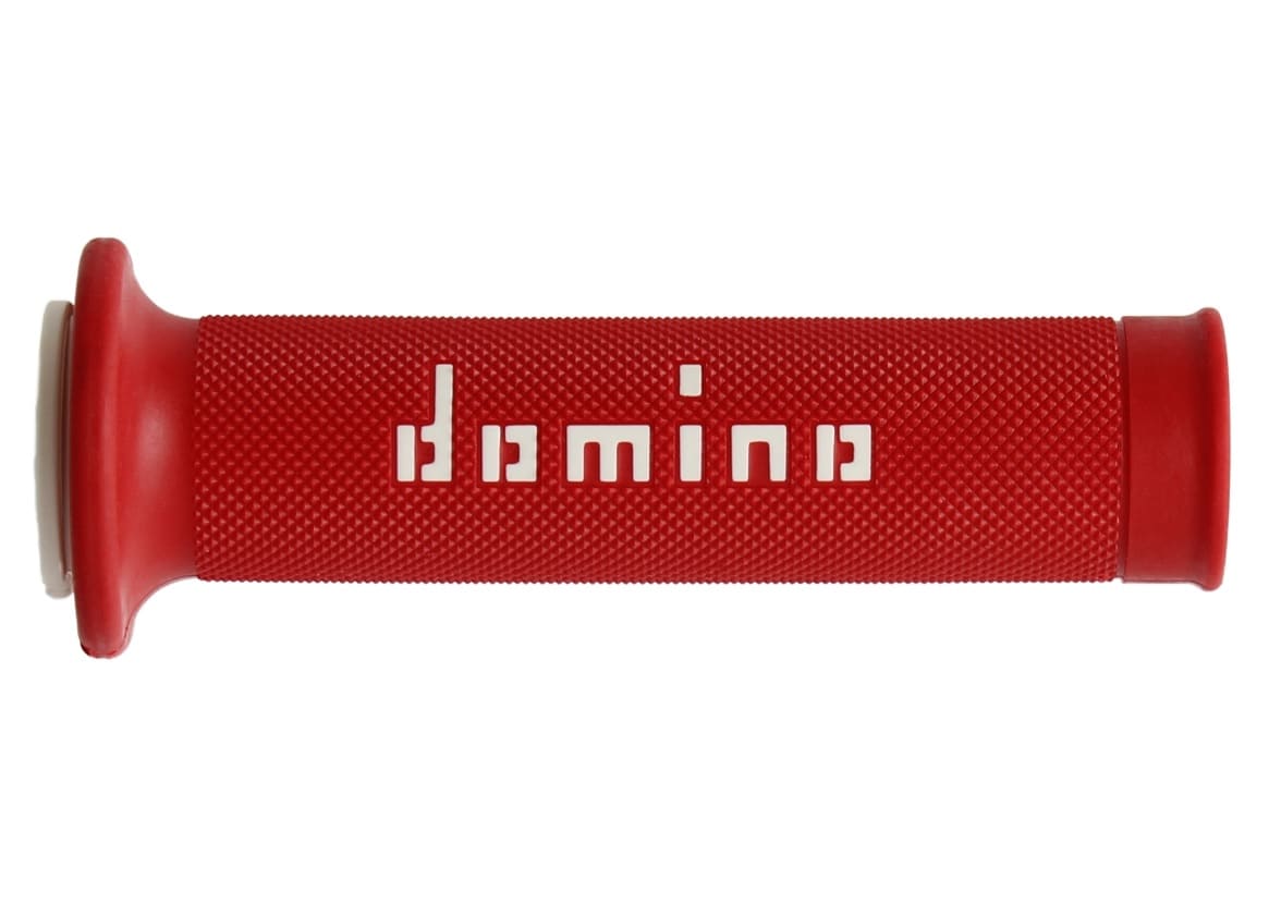 PUÑOS DOMINO ON ROAD ABIERTOS COLOR BLANCO Y ROJO
