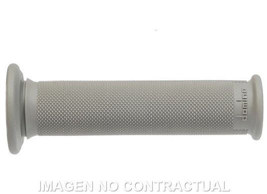 PUÑOS DOMINO TRIAL CERRADOS D 22 MM L 126 MM PARA MOTOCICLETA COLOR GRIS