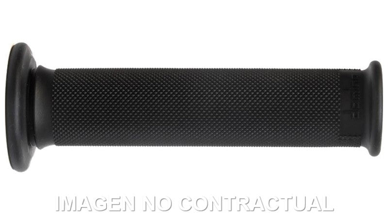 PUÑOS DOMINO TRIAL CERRADOS D 22 MM L 126 MM PARA MOTOCICLETA COLOR NEGRO