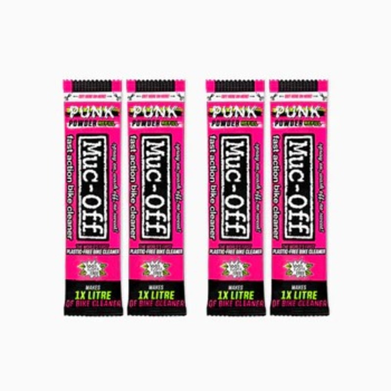 Limpiador en polvo MUC-OFF Punk Powder para moto, rinde 4 litros