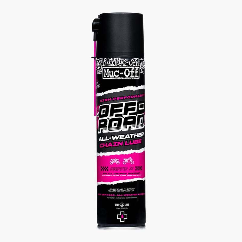 Spray Grasa de cadena 400ml MUC-OFF (Off Road Chain Lube) protege y lubrica