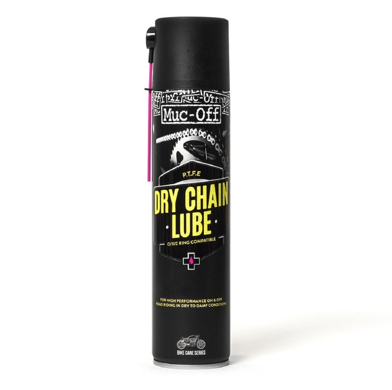 Spray Grasa de cadena (para seco) con PTFE 400ml MUC-OFF (Motorcycle Dry Chain Lube)