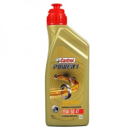 Aceite para motores 4T 15W-50 CASTROL Power1  1L