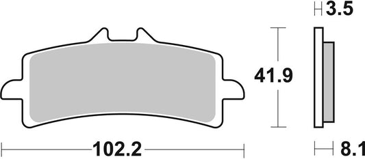 Pastillas de freno BREMBO 07BB37LA Sinterizada