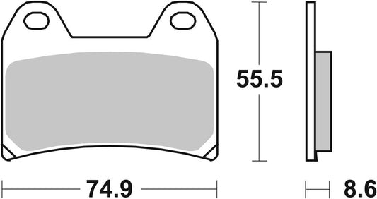Pastillas de freno BREMBO 07BB19SA Sinterizada
