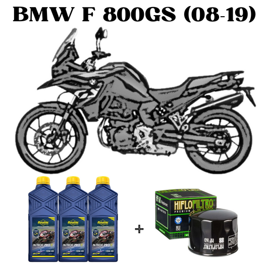 Pack revisión BMW F 800 GS Aceite + filtro
