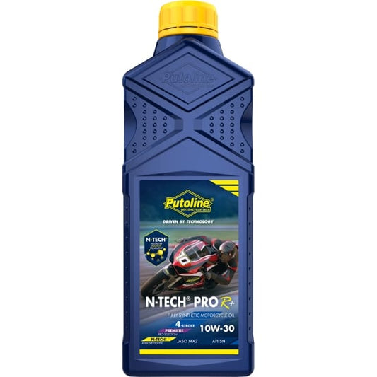 Aceite motor 10W-30 Putoline N-Tech Pro R+ 1L, lubricante sintético para motos