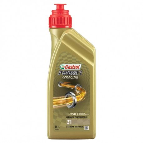 Aceite 2T CASTROL Power 1 Racing 1L para motores de dos tiempos