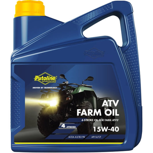Aceite motor 15W-40 Putoline ATV Farm Oil 4L, lubricante para motores de ATV y maquinaria agrícola de 4 tiempos
