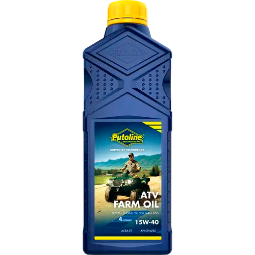 Aceite motor ATV y quad Putoline Farm Oil 15W-40 1L, lubricante multigrado para vehículos todoterreno y agrícolas