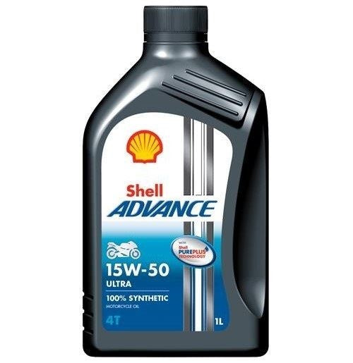 SHELL Advance Ultra 4T 15W-50 1L aceite para motores de cuatro tiempos