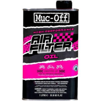 Aceite para filtros de aire 1 L MUC-OFF mejora la filtración de tu moto