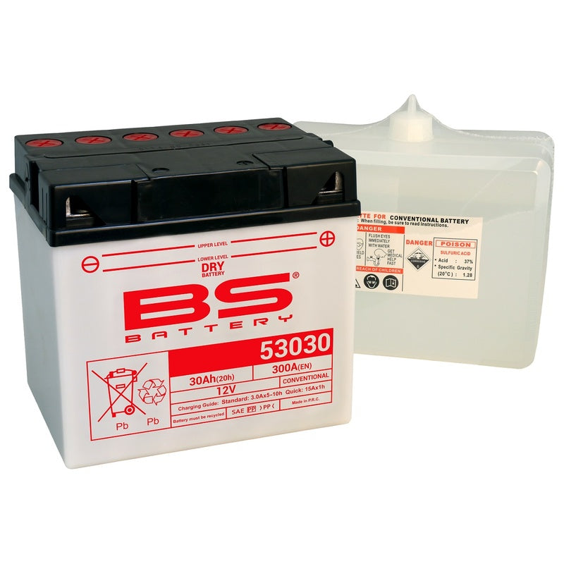 Batería de moto BS 53030 – arranque fiable, alto rendimiento y calidad garantizada