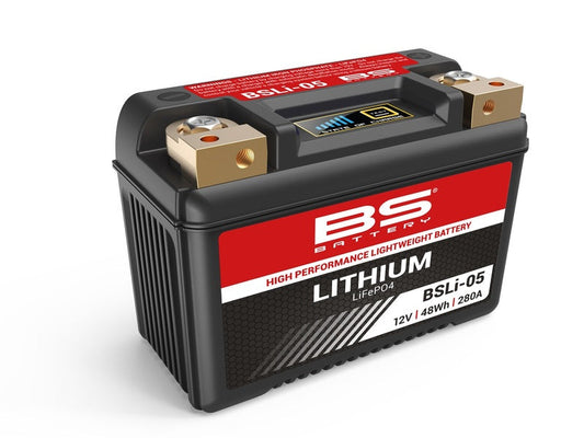 Batería de litio moto BS BATTERY BSLI-05 -con arranque potente y larga duración