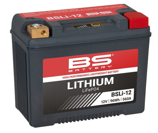 Batería moto de litio BS BATTERY BSLI-12 - con arranque potente y larga duración