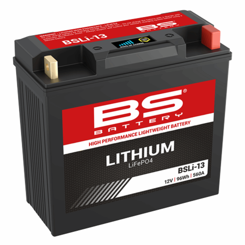 Batería de litio BS BATTERY BSli-13 con arranque potente y larga duración